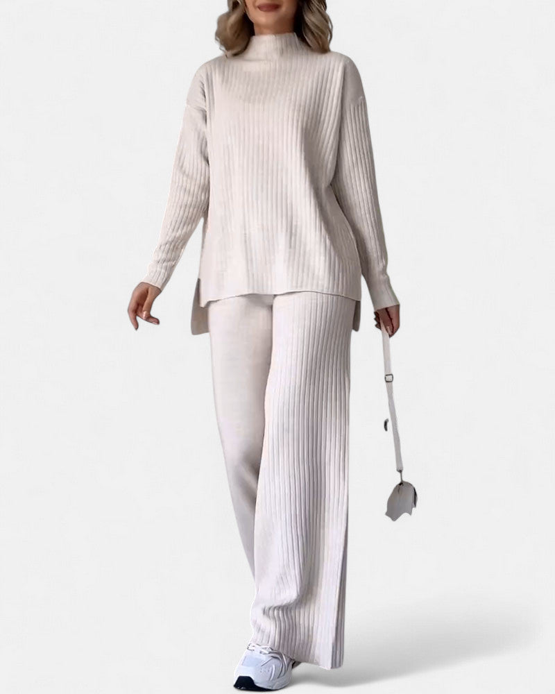 Séverina | Elegant and Comfortable Ribbed Indoor Set