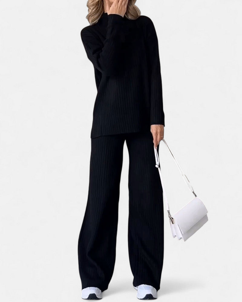 Séverina | Elegant and Comfortable Ribbed Indoor Set