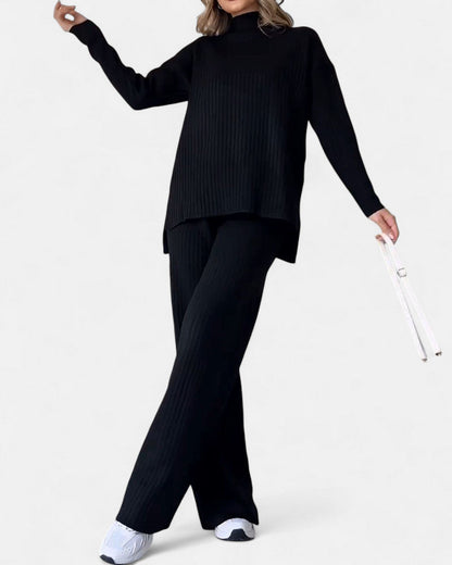 Séverina | Elegant and Comfortable Ribbed Indoor Set