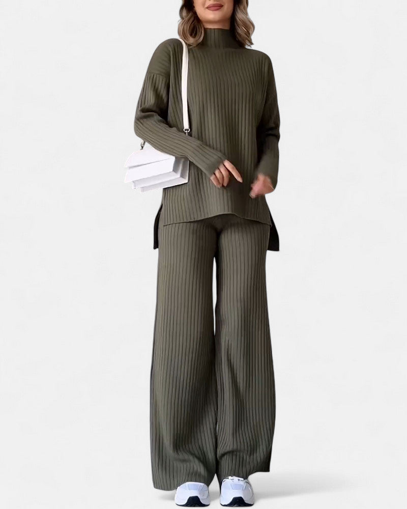 Séverina | Elegant and Comfortable Ribbed Indoor Set